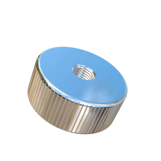 Titanium 3/8-24 UNF Allied Titanium Thumb Nut with 1-1/2 inch knob and counterbore